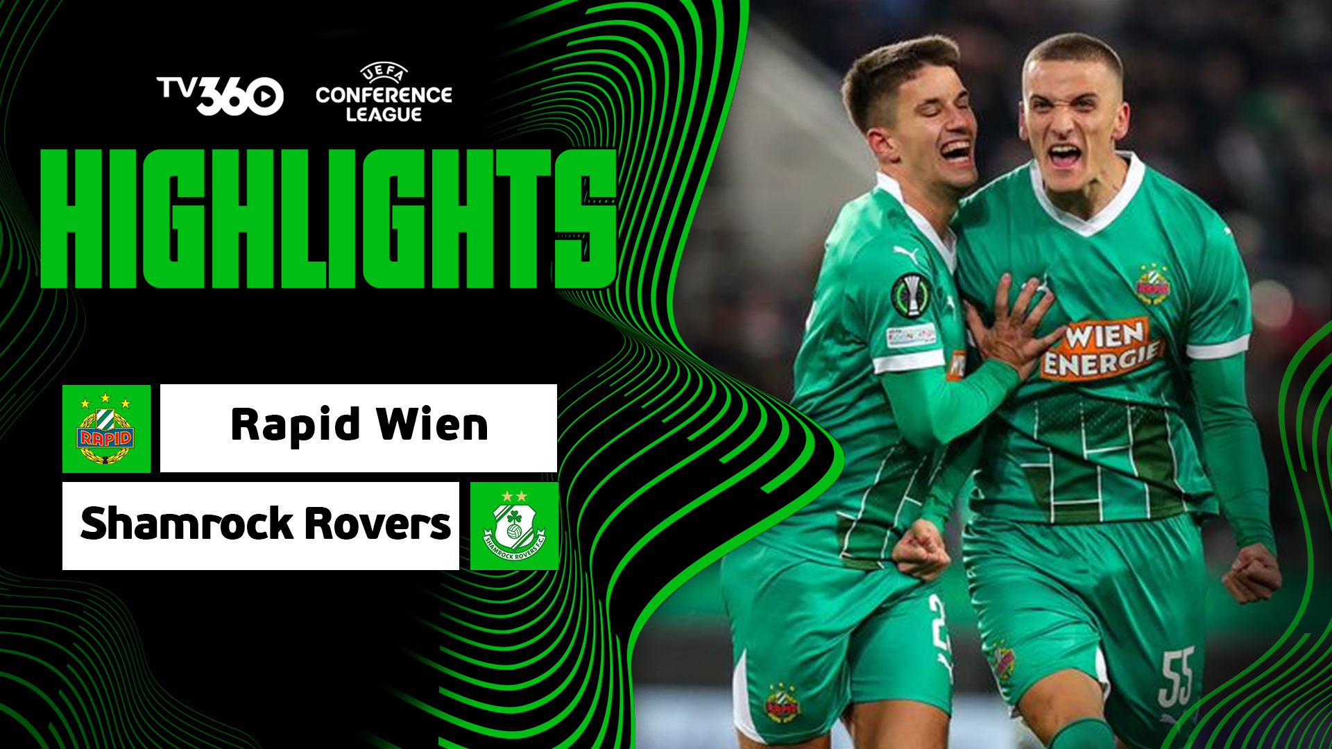 124914161_Highlights Rapid Wien vs Shamrock Rovers | UEFA Conference League 2024/25