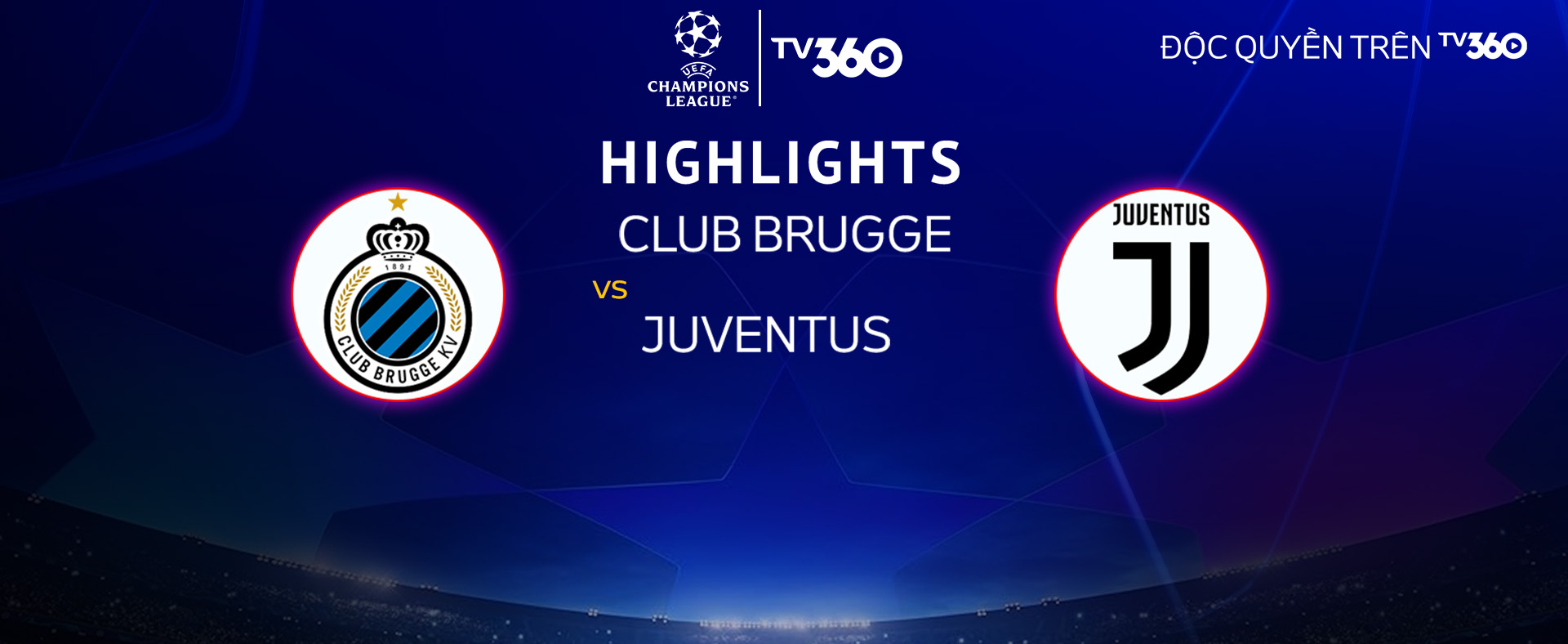 Highlights | Club Brugge - Juventus | 22/1 | bất lực tìm bàn, kết quả nhạt nhòa | UEFA Champions League 24/25