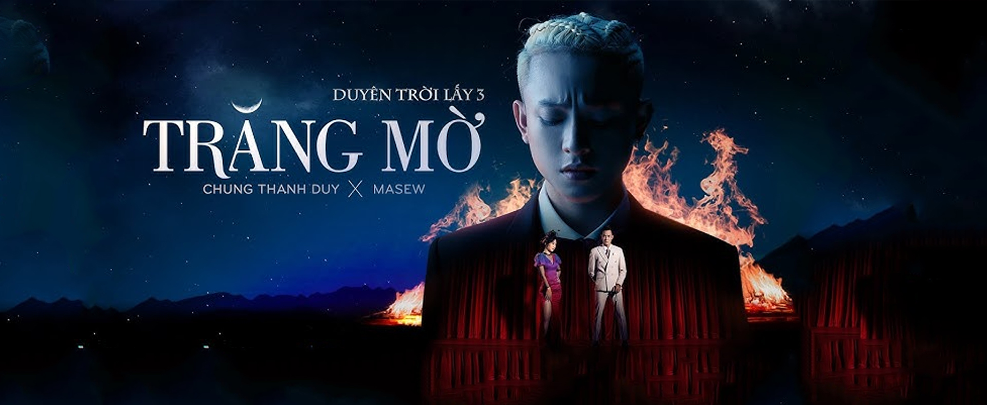 [KARAOKE] Trăng Mờ (Duyên Trời Lấy 3) - Chung Thanh Duy x Masew - Beat Media