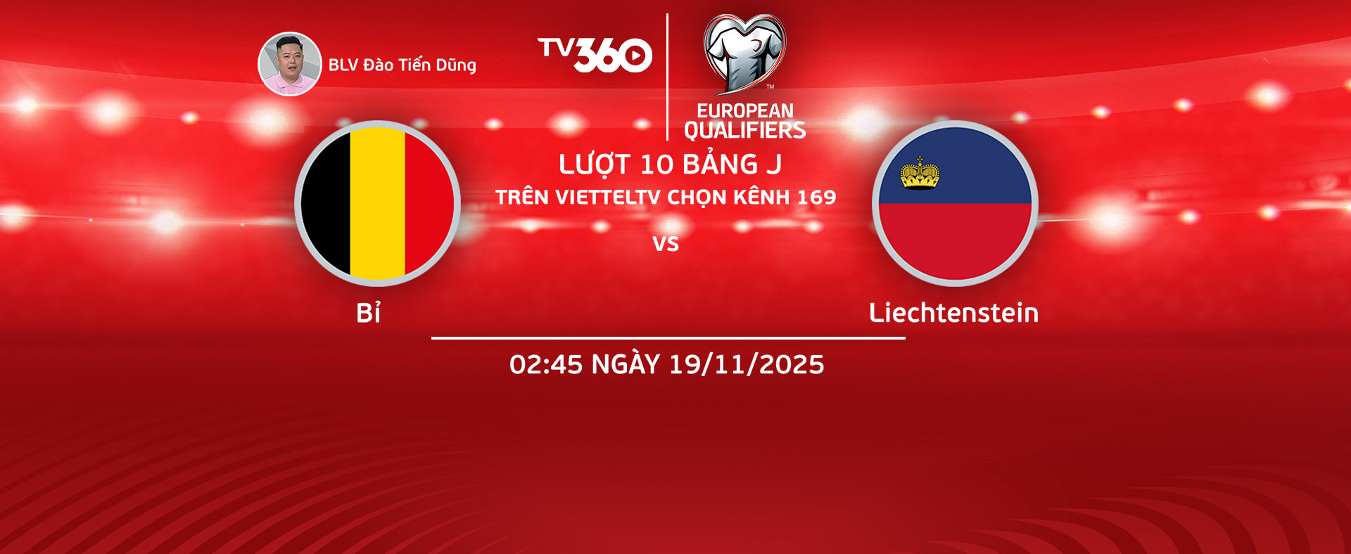 Bỉ vs Liechtenstein