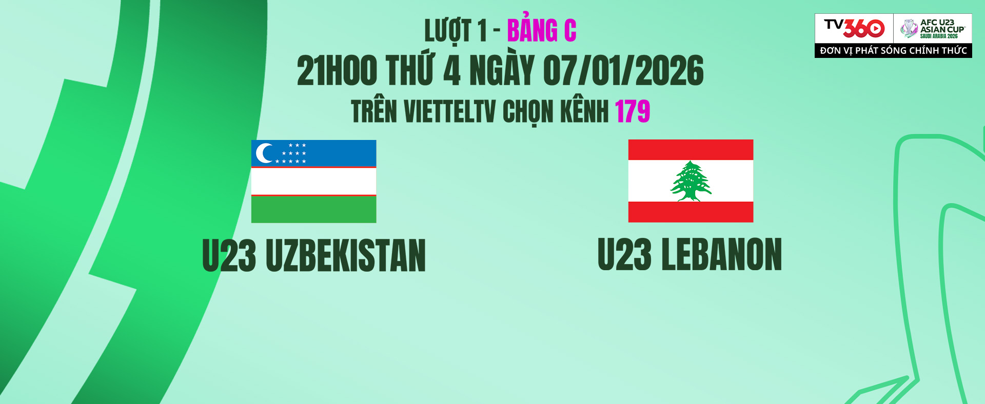 U23 Uzbekistan vs U23 Lebanon